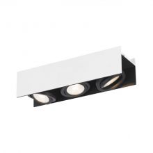 Vidago lampa sufitowa reflektor 3x5,4W LED 3000K 230V biało/czarna